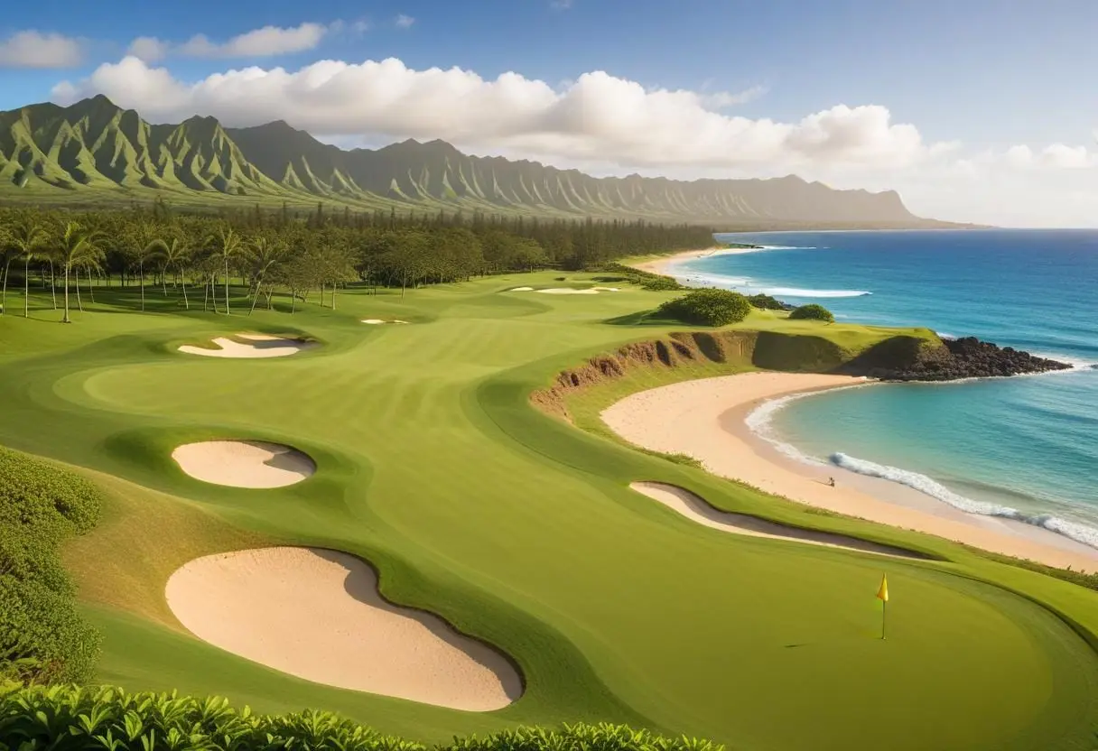 Upplev golfresor i paradisets Honolulu illustration