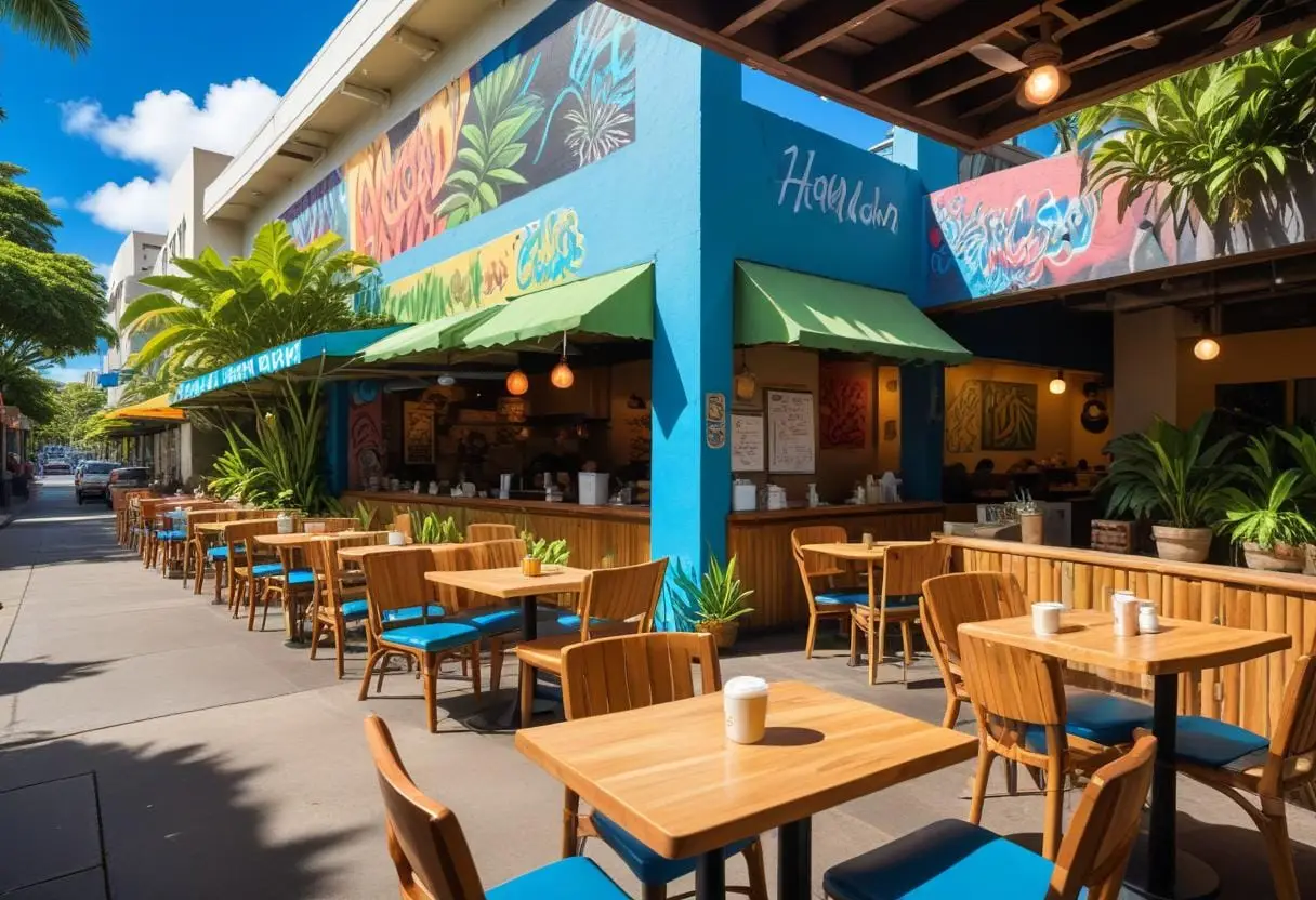 Upptäck Bästa caféerna i Honolulu illustration