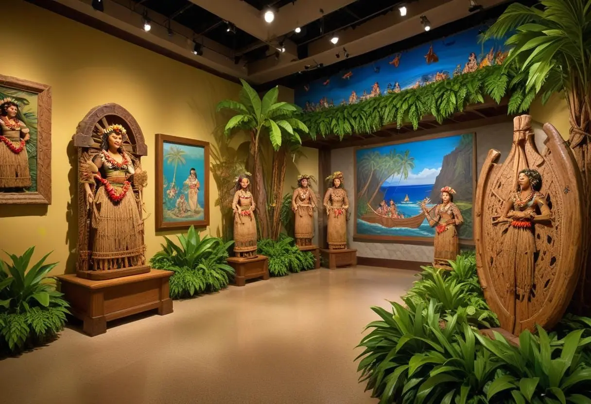 Upptäck museer i Honolulu – en kulturell äventyrsresa! illustration