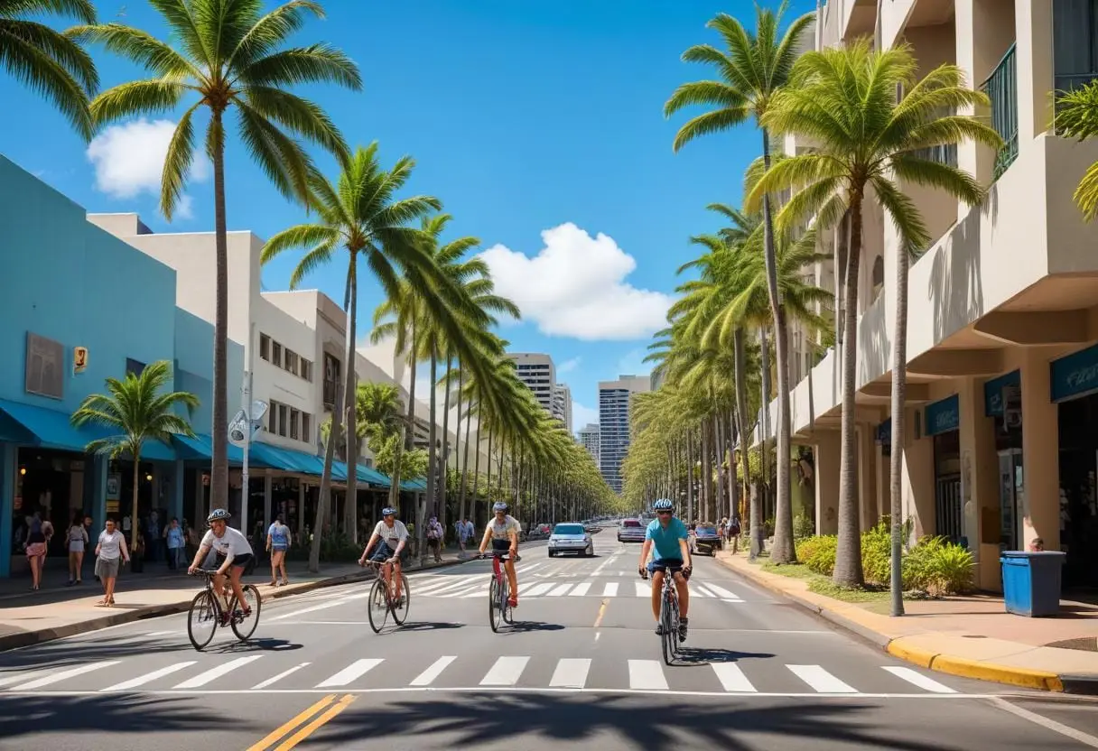 Särskilda trafikregler i Honolulu illustration