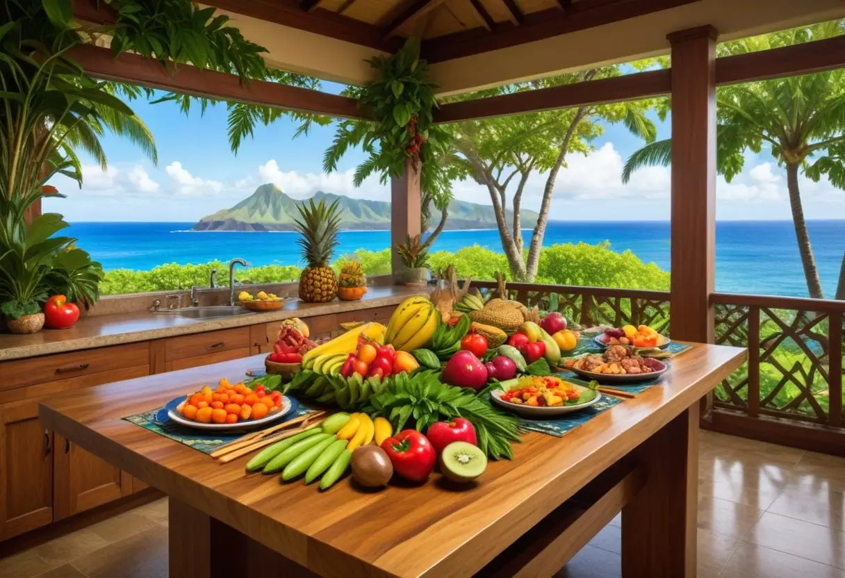 Lär dig laga hawaiiansk mat i matlagningskurser! illustration